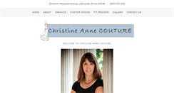 Desktop Screenshot of christineannecouture.com
